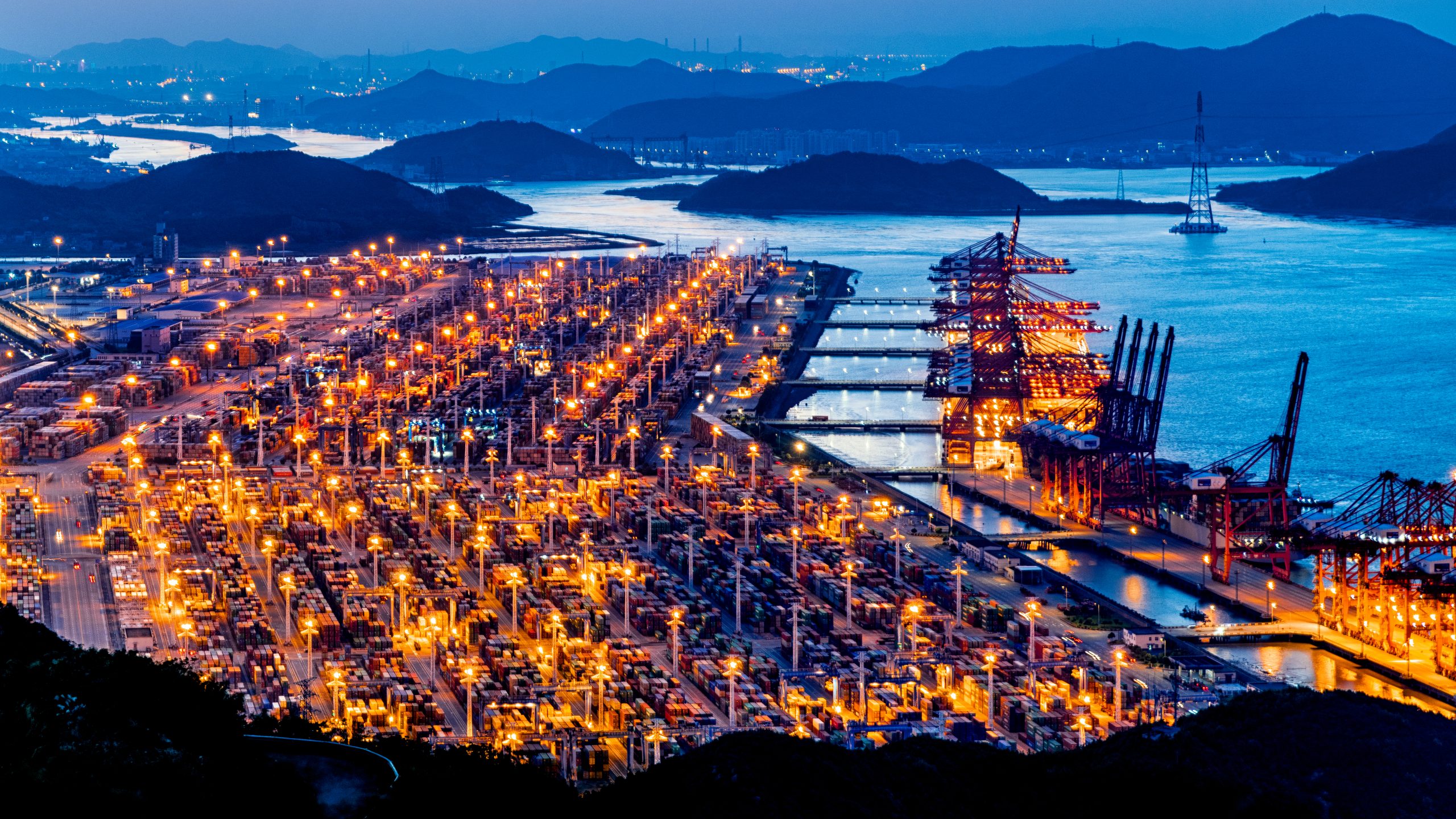 Ningbo-Zhoushan Port is one of the busiest ports in the world